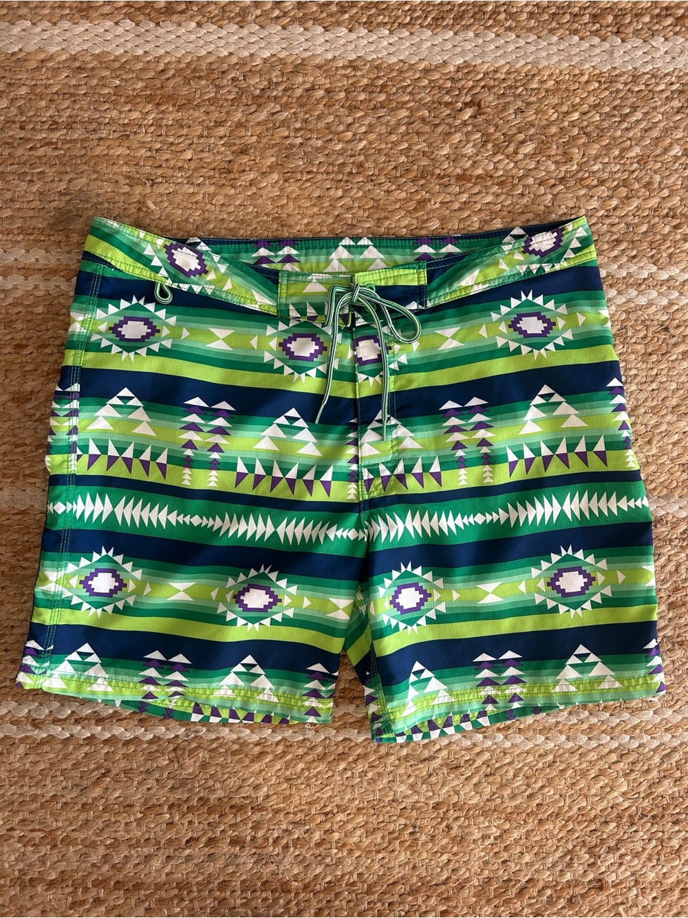 Sundek Board Shorts Geo Tri Pattern